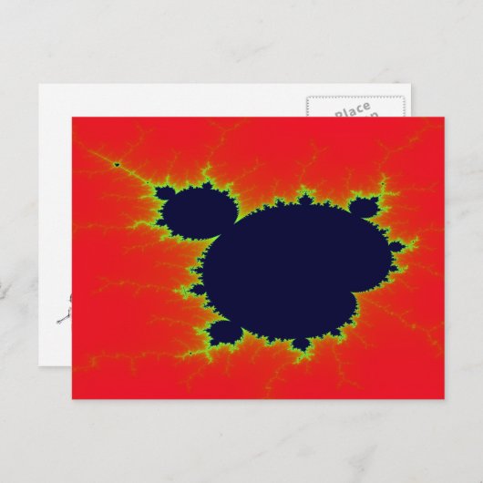 mandelbrot briefkaart (Voorkant / Achterkant)
