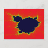mandelbrot briefkaart (Voorkant)