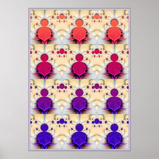 Mandelbrot Chakra Poster (Voorkant)