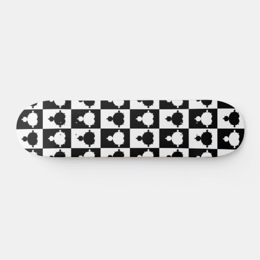 Mandelbrot Chess Board Persoonlijk Skateboard (Horizontaal)