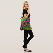 Mandelbrot Color Explosion Canvas tas (Op model)