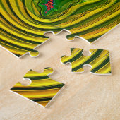 Mandelbrot Color Explosion Jigzaag Puzzle Legpuzzel (Zijkant)