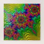 Mandelbrot Color Explosion Jigzaag Puzzle Legpuzzel (Verticaal)