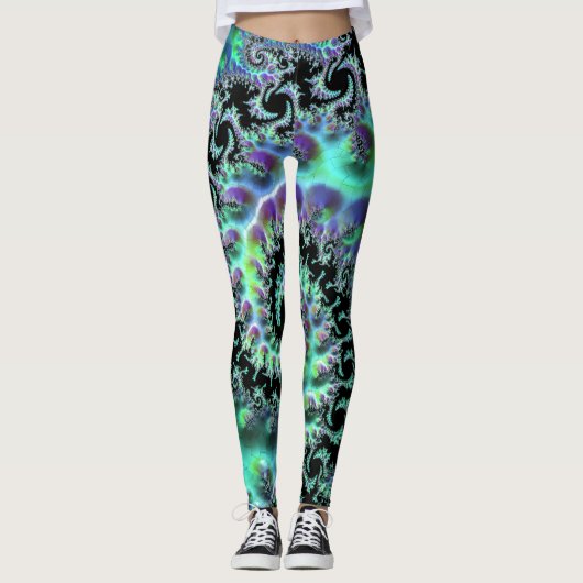 Mandelbrot Discovery-Leggings Leggings (Voorkant)