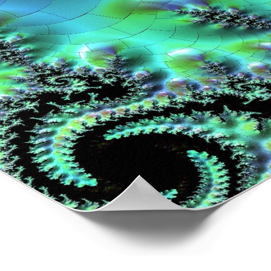 Mandelbrot Discovery met Poster Sphere (Hoek)