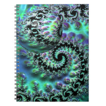 Mandelbrot Discovery met Sphere Spiral Notitieboek