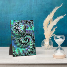 Mandelbrot Discovery met Sphere Tabletop Plaque