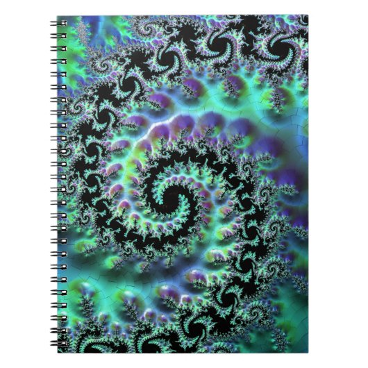 Mandelbrot Discovery Spiral Notitieboek (Voorkant)