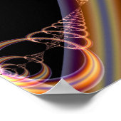 Mandelbrot: doorschijnend poster (Hoek)