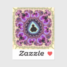 Mandelbrot Fractal Art Design Sticker