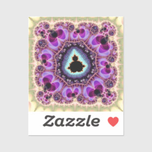 Mandelbrot Fractal Art Design Sticker
