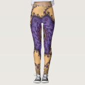 Mandelbrot Fractal Art Print Leggings (Voorkant)