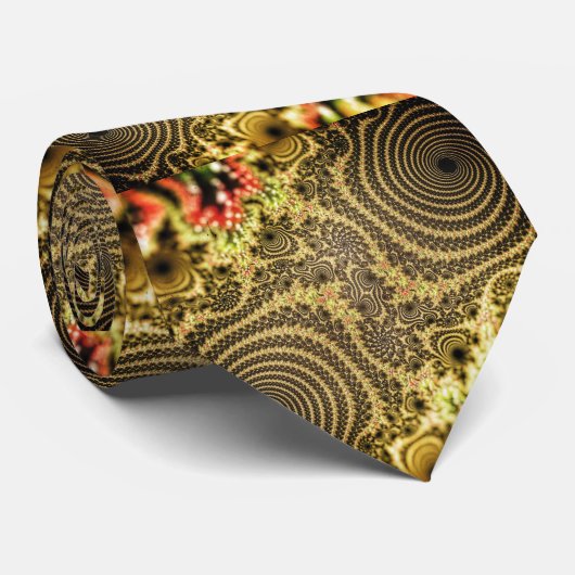 Mandelbrot Fractal Art Quirky Stropdas (Opgerold)