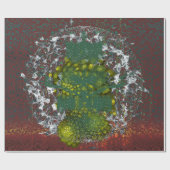 Mandelbrot Fractal Cadeaupapier (Vlak)