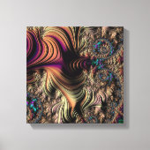 Mandelbrot fractal canvas afdruk (Voorkant)