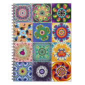 Mandelbrot Fractal Collage Notitieboek (Voorkant)