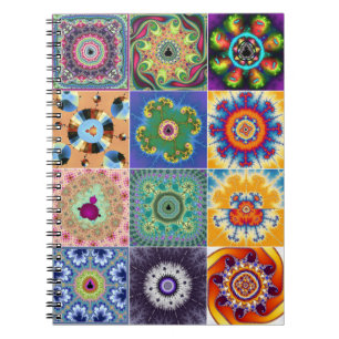 Mandelbrot Fractal Collage Notitieboek