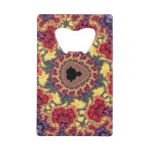 Mandelbrot Fractal Creditkaart Flessenopener (Achterkant)