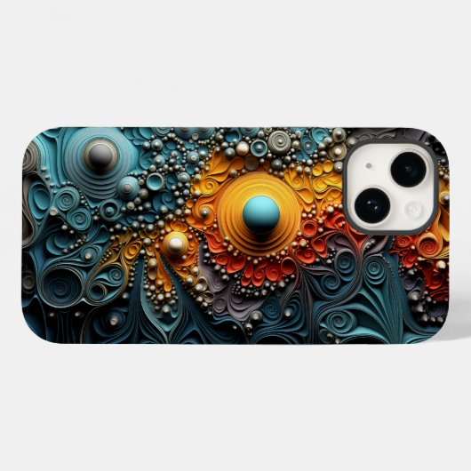 Mandelbrot Fractal Julia Set Case-Mate iPhone Case (Achterkant (horizontaal))