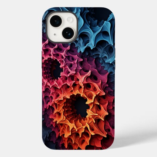 Mandelbrot Fractal Julia Set Case-Mate iPhone Case (Achterkant)