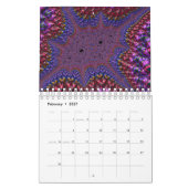 Mandelbrot fractal kalender (Feb 2027)