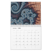 Mandelbrot fractal kalender (Jan 2026)