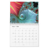 Mandelbrot fractal kalender (Mar 2026)