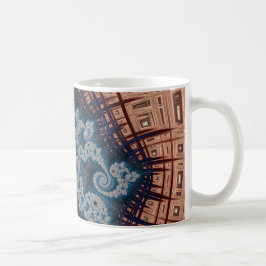Mandelbrot fractal koffie mok