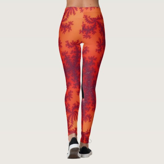Mandelbrot Fractal Leggings (Achterkant)