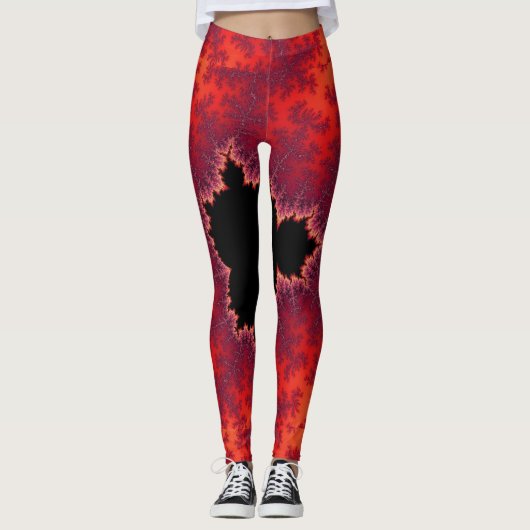 Mandelbrot Fractal Leggings (Voorkant)
