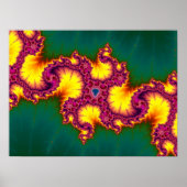 Mandelbrot Fractal Poster (Voorkant)