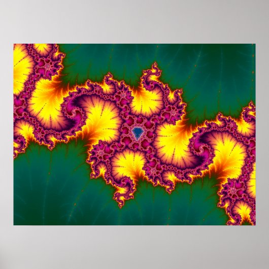 Mandelbrot Fractal Poster (Voorkant)