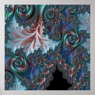 Mandelbrot Fractal Poster