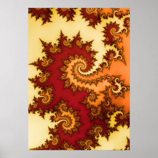 Mandelbrot Fractal Poster (Voorkant)
