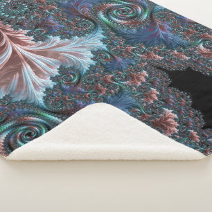 Mandelbrot Fractal Sherpa Deken