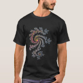 Mandelbrot Fractal T-Shirt met lange mouwen (Voorkant)