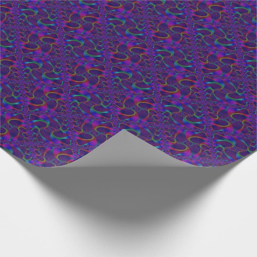Mandelbrot Fractal Wrapping Paper Cadeaupapier (Hoek)
