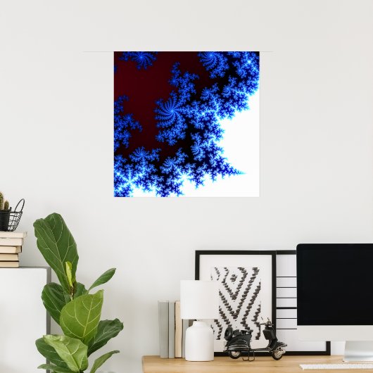 Mandelbrot Fractal Zoom 2 Poster (Thuiskantoor)