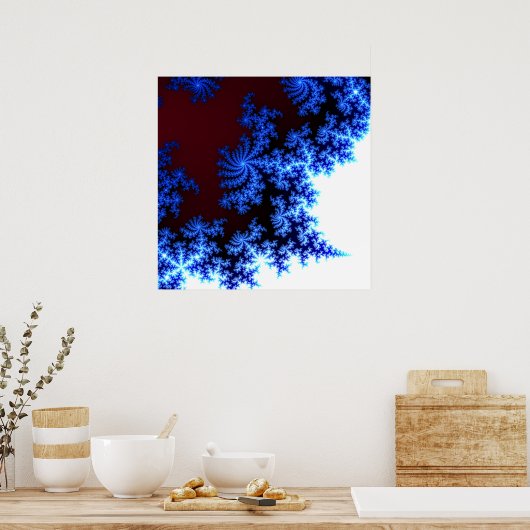 Mandelbrot Fractal Zoom 2 Poster (Keuken)