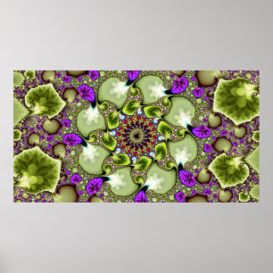 Mandelbrot Fractal Zoom Poster