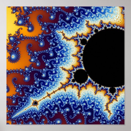 Mandelbrot Fractal Zoom Poster (Voorkant)