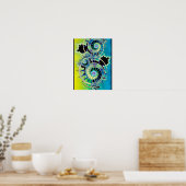 Mandelbrot Fractale Kunst Poster (Keuken)