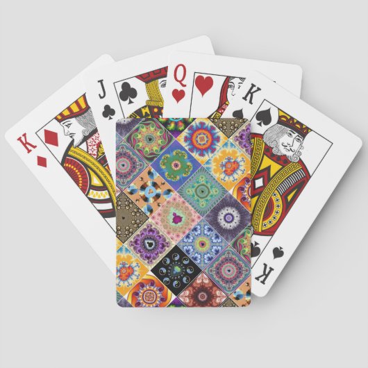 Mandelbrot fractals pokerkaarten (Achterkant)