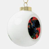 Mandelbrot Garden Ceramic Ball Decoration Keramische Bal Ornament (Links)