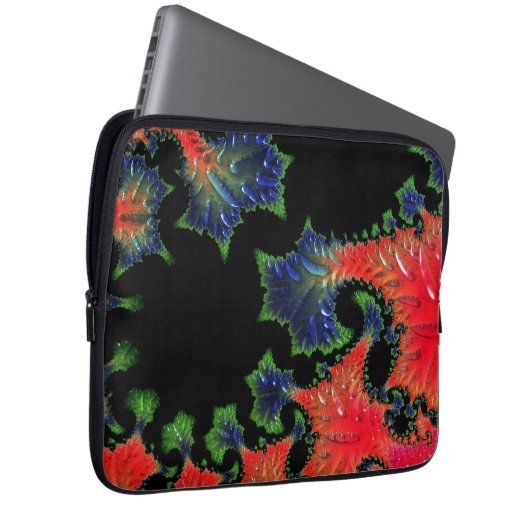 Mandelbrot Garden Electronics Bag Laptop Sleeve (Voorkant Rechts)