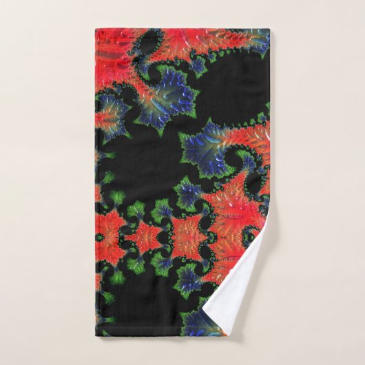 Mandelbrot Garden Hand Towel Handdoek (Handdoek)