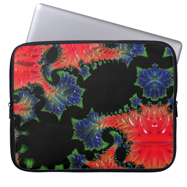 Mandelbrot Garden Laptop Hoesje Laptop Sleeve (Voorkant)