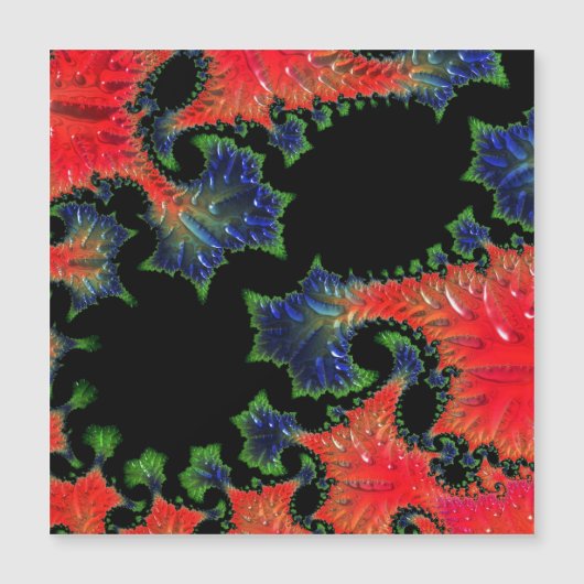 Mandelbrot Garden Magnetic Card (Voorkant)