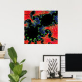 Mandelbrot Garden Poster (Thuiskantoor)