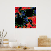 Mandelbrot Garden Poster (Keuken)